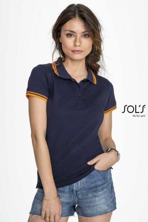 Ženska polo majica kratek rokav Sol's Pasadena Women Polo Shirt