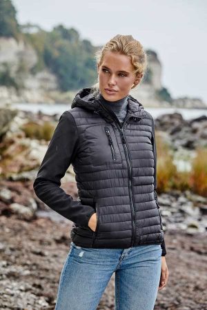 Ženska prehodna jakna Tee Jays Ladies’ Hooded Crossover Jacket