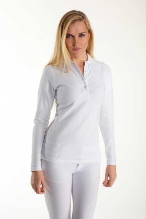 Ženska polo majica dolg rokav Eurowear Women Polo Shirt