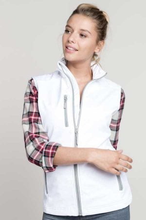 Ženski softshell telovnik Kariban Ladies’ Softshell Bodywarmer