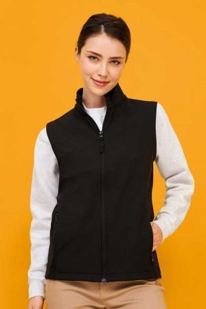 Ženski softshell telovnik Sol's Race BW Women – Softshell Bodywarmer