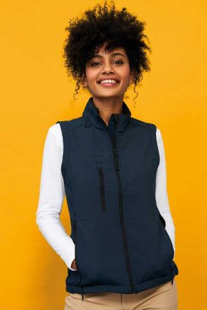 Ženski softshell telovnik Sol's Rallye Women – Sleeveless Softshell Jacket