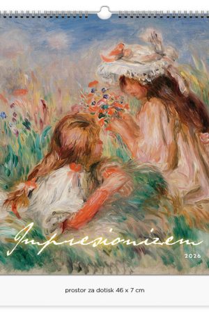 Stenski slikovni kolendar Impresionizem