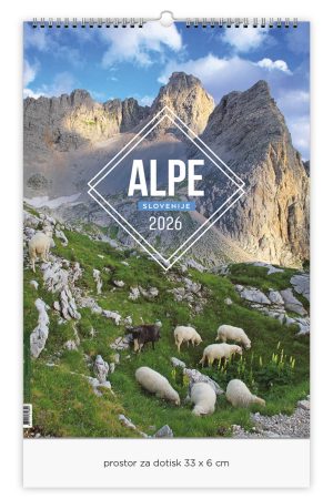 Stenski slikovni kolendar Alpe Slovenije