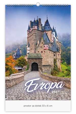 Stenski slikovni koledar Evropa