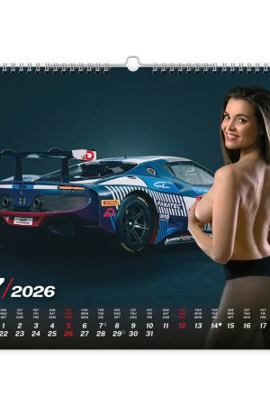 Alternative view of Stenski slikovni kolendar Girls and cars