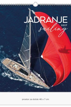 Stenski slikovni koledar Jadranje-Sailing