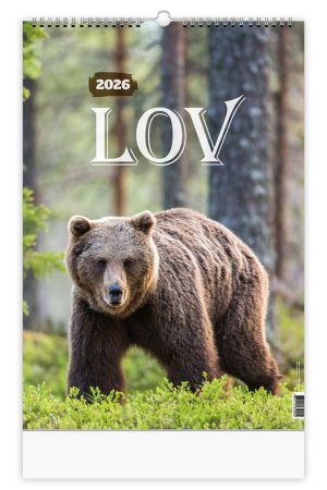 Stenski slikovni kolendar Lov z lovnimi dobami