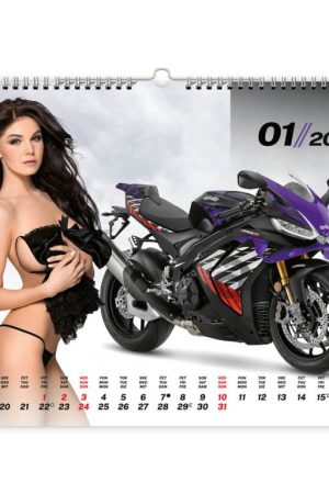 Alternative view of Stenski slikovni koledar Motorji 2027