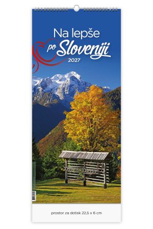 Stenski slikovni koledar Na lepše po Sloveniji