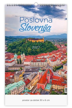 Stenski slikovni koledar Poslovna Slovenija 2027