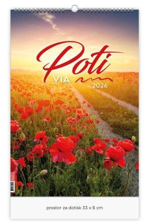 Stenski slikovni kolendar Poti