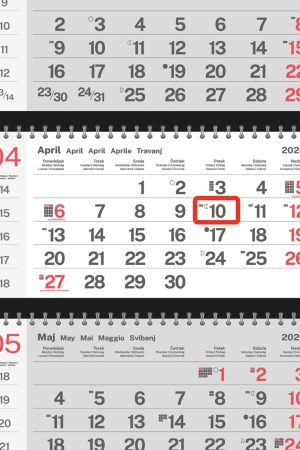 Alternative view of Štiridelni barvni kalendar s spiralo