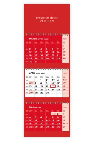 Alternative view of Tridelni barvni s spiralo