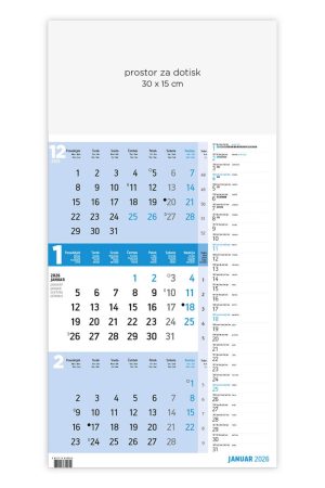 Trimesečni kolendar s planerjem