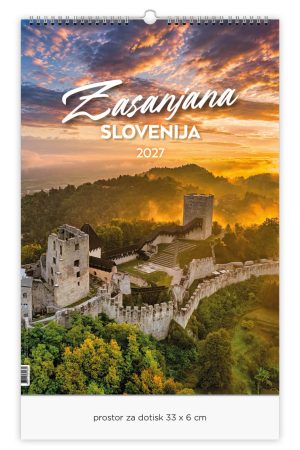 Stenski slikovni kolendar Zasanjana Slovenija