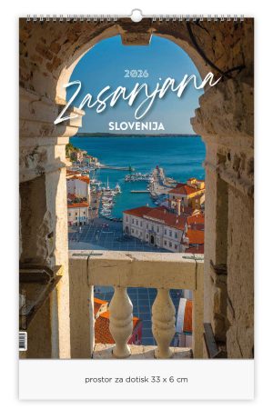 Stenski slikovni kolendar Zasanjana Slovenija
