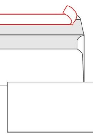 KUVERTA BELA 11X7 1/100