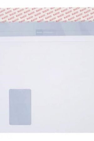 KUVERTA C4 LEVO OKNO SILIKON BELA ELCO 120GR