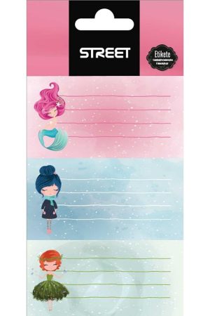 ETIKETE ŠOLSKE ZA ZVEZKE MERMAIDE 1/9