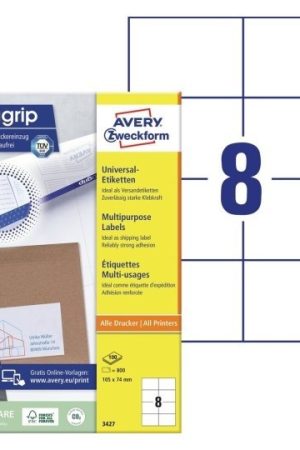ETIKETE ZWECKFORM 3427 105x74mm