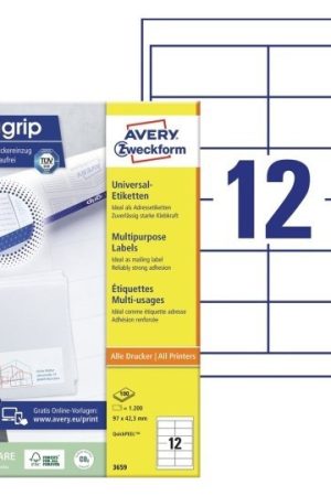 ETIKETE ZWECKFORM 3659 97x42,3mm