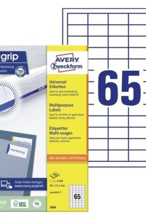 ETIKETE ZWECKFORM 38x21,2mm