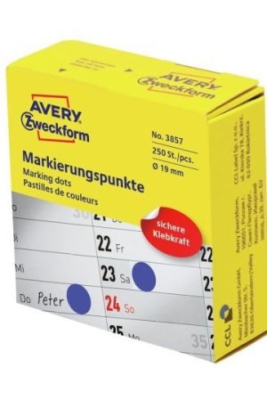 ETIKETE ZWECKFORM 3857 FI19MM MODRA