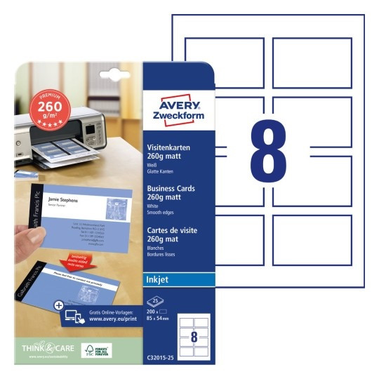 KARTON ZA VIZITKE ZWECKFORM C32015-25