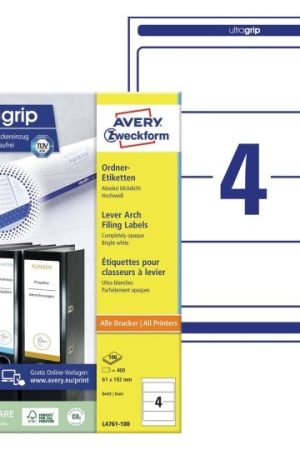 ETIKETE ZWECKFORM L4761