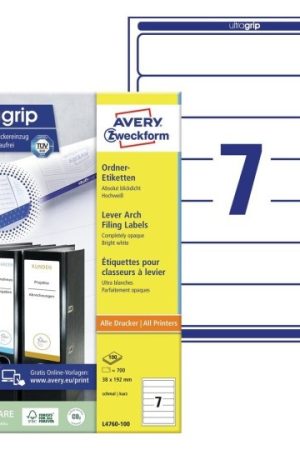 ETIKETE ZWECKFORM L4760