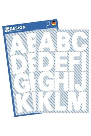 ETIKETE ZWECKFORM 3786 ČRKE ABECEDA FOLIJA