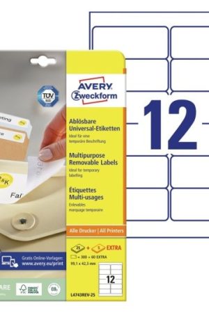 ETIKETE ZWECKFORM L4743REV 99,1x42,3mm
