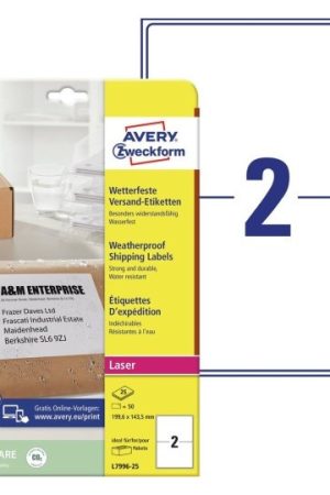 ETIKETE ZWECKFORM L7996