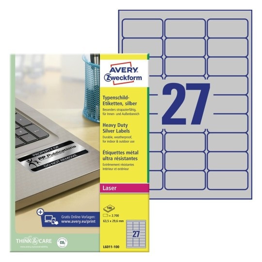 ETIKETE ZWECKFORM L6011