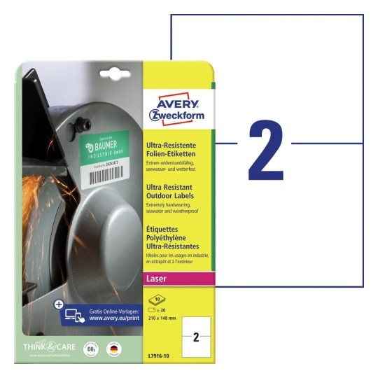 ETIKETE ZWECKFORM L7916-10