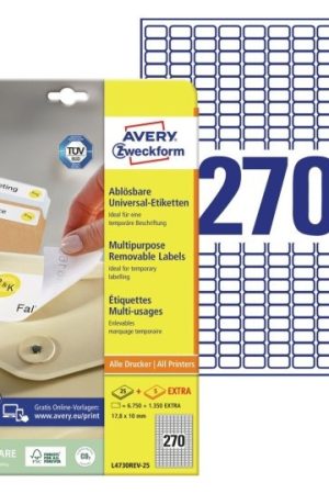 ETIKETE ZWECKFORM L4730REV 17,8x10mm
