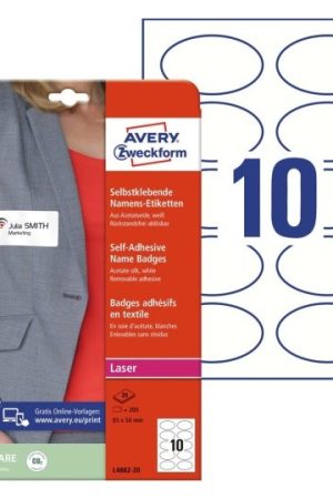 ETIKETE ZWECKFORM L4882-20 SAMOLEPILNE PRIPONKE ZA IME