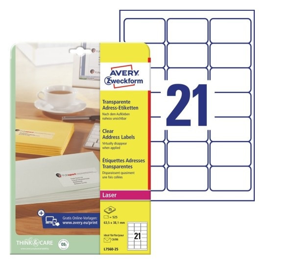 ETIKETE ZWECKFORM L7560