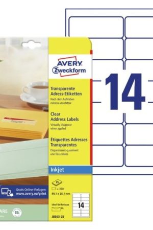 ETIKETE ZWECKFORM J8563