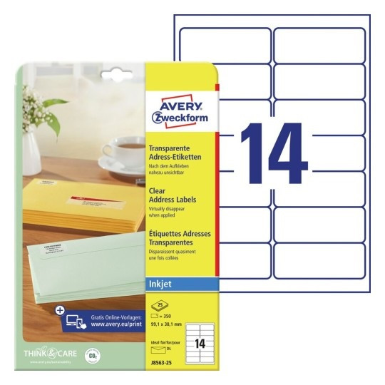 ETIKETE ZWECKFORM J8563