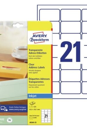 ETIKETE ZWECKFORM J8560