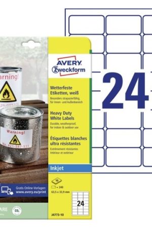 ETIKETE ZWECKFORM J4773