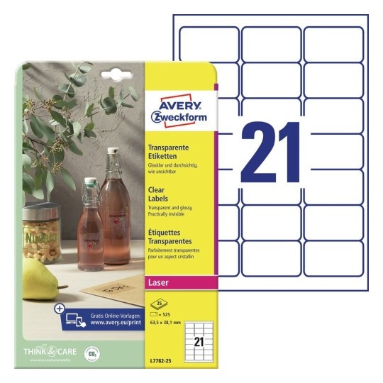 ETIKETE ZWECKFORM L7782