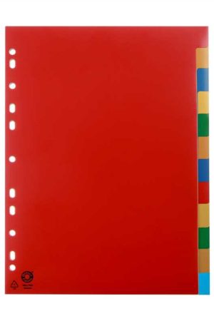 PREGRADNI KARTON 12-DELNI OFFICE PVC BARVNI