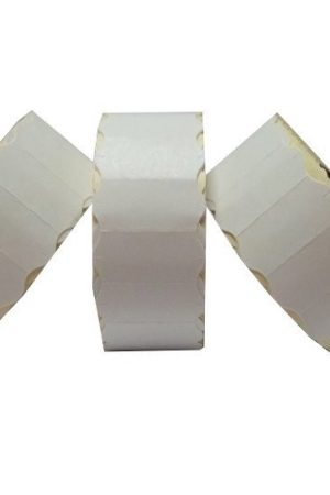 ETIKETE CENOVNE VELIKOSTI 12X26 OVALNE BELE BARVE
